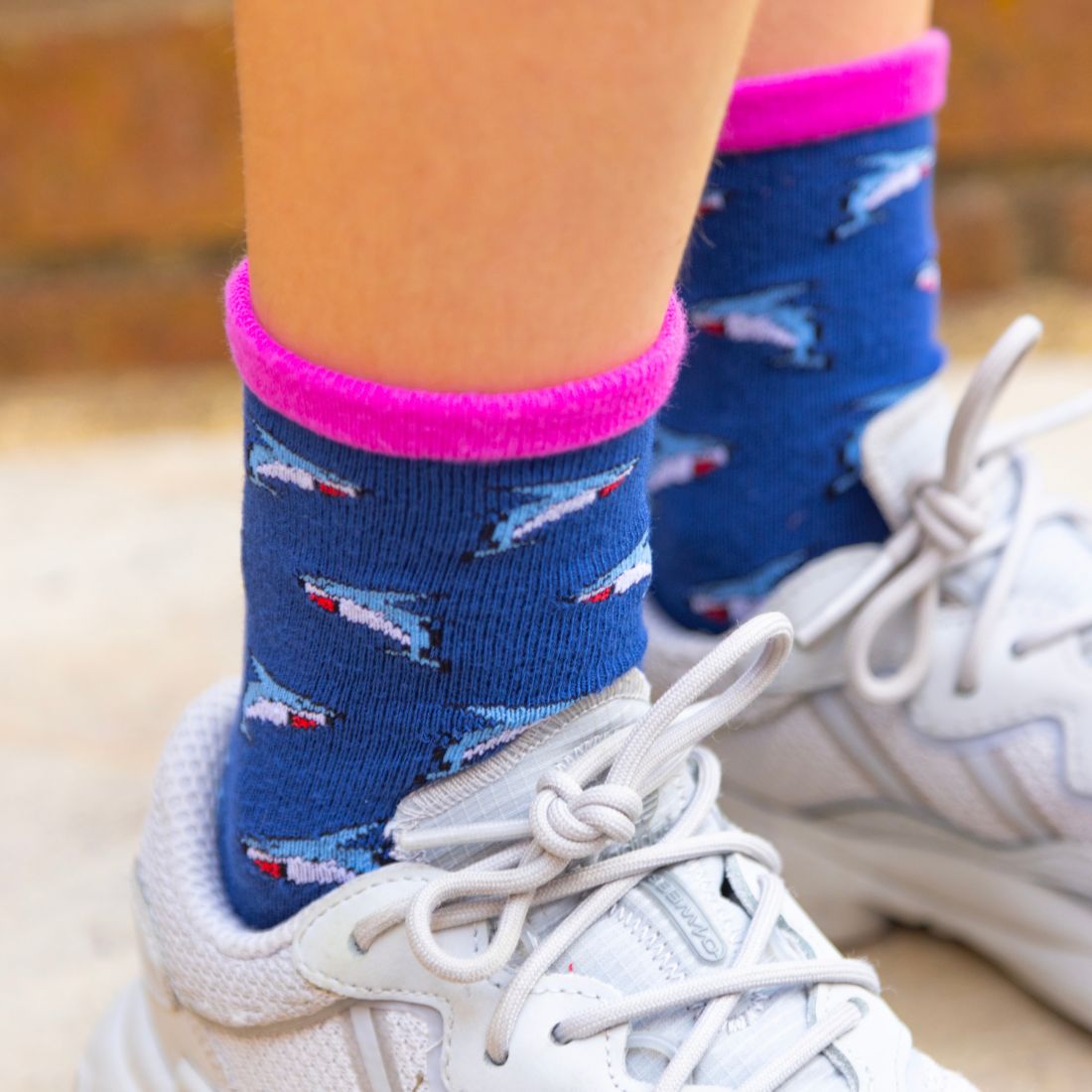 Sharks Matching Bamboo Socks (Adult & Child) - Edie And I