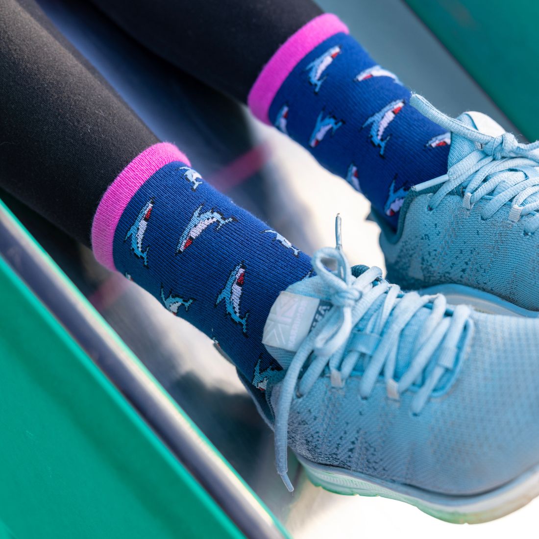Sharks Matching Bamboo Socks (Adult & Child) - Edie And I