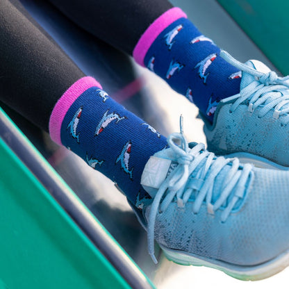 Sharks Matching Bamboo Socks (Adult & Child) - Edie And I