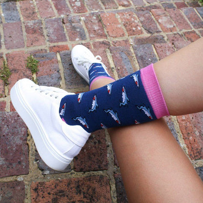Sharks Matching Bamboo Socks (Adult & Child) - Edie And I