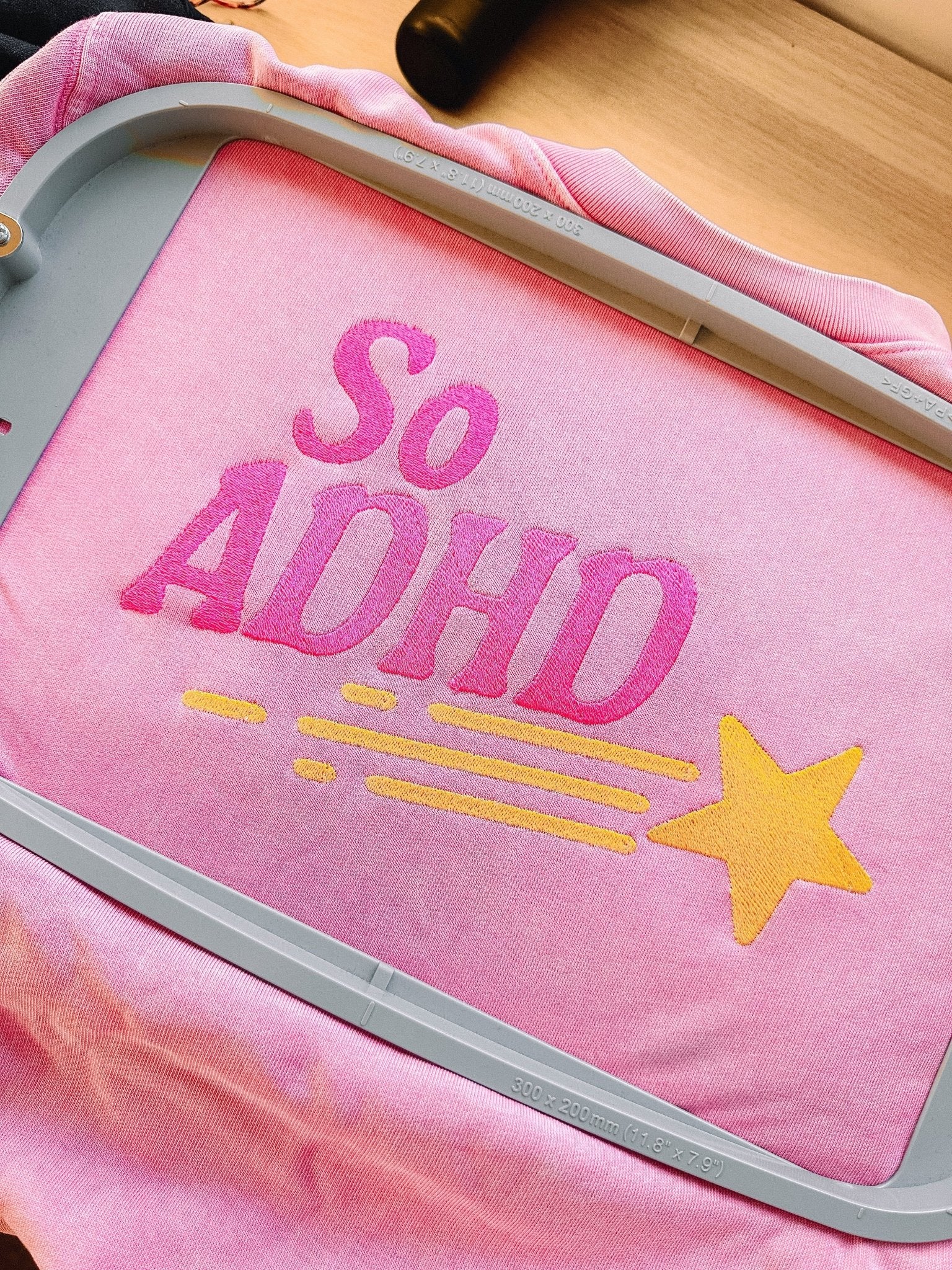 So ADHD embroidered sweatshirt - Edie And I