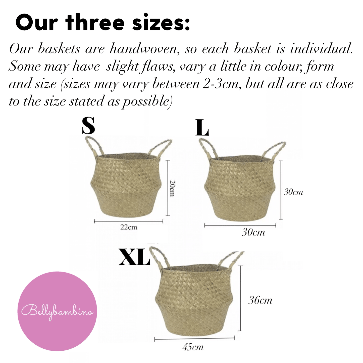 Sweet Cheeks Bow Basket - Extra Large - Edie And I