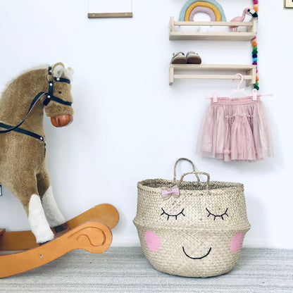 Sweet Cheeks Bow Basket - Extra Large - Edie And I