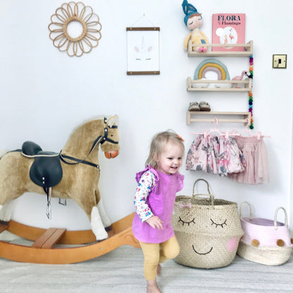 Sweet Cheeks Bow Basket - Extra Large - Edie And I