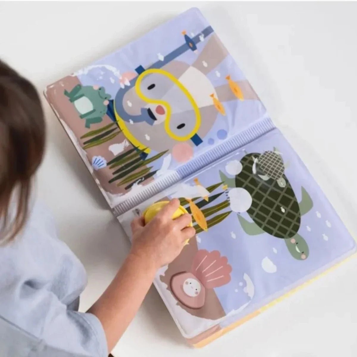 Taf Toys Peek-A-Boo Water Book with Magic Stamp - Edie And I
