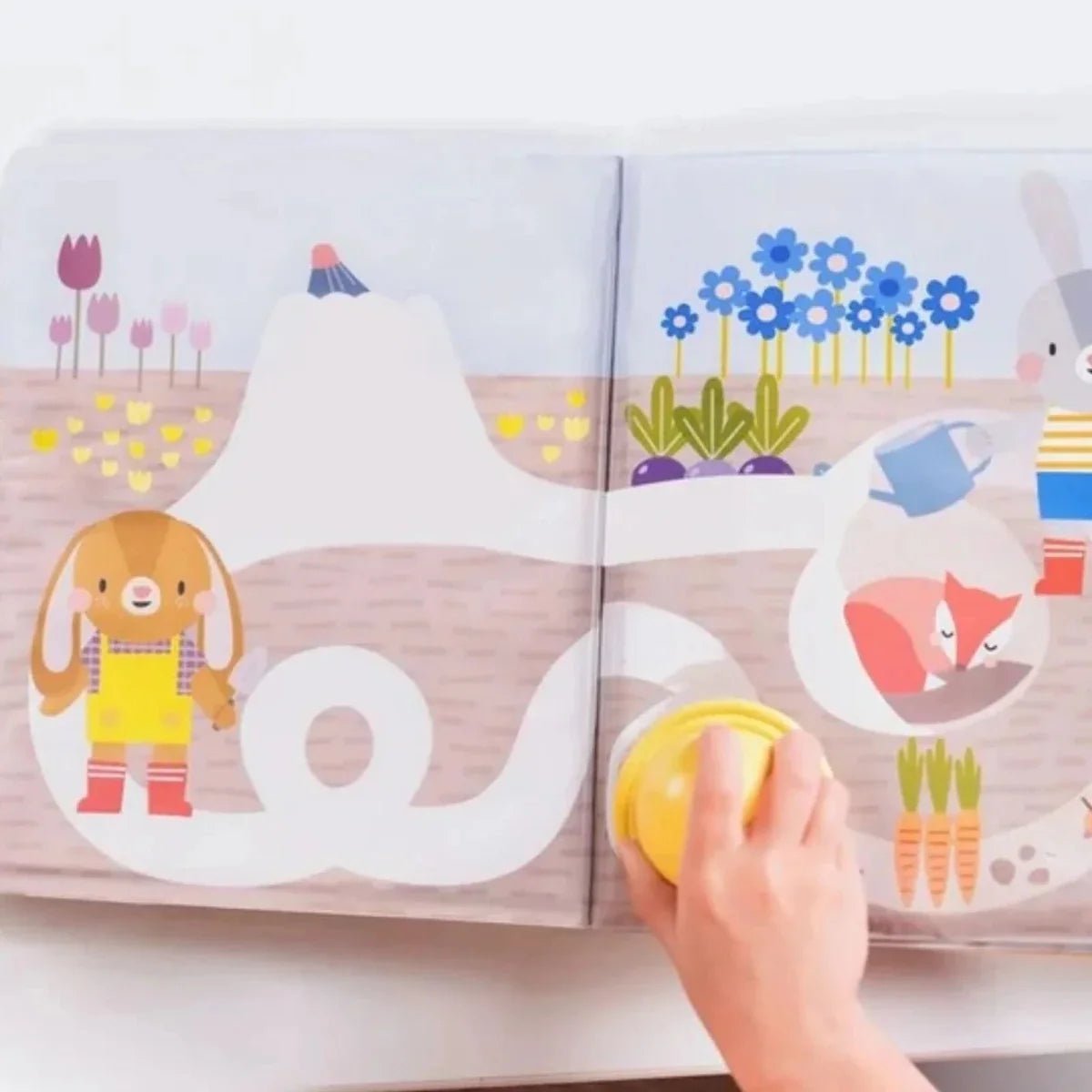 Taf Toys Peek-A-Boo Water Book with Magic Stamp - Edie And I