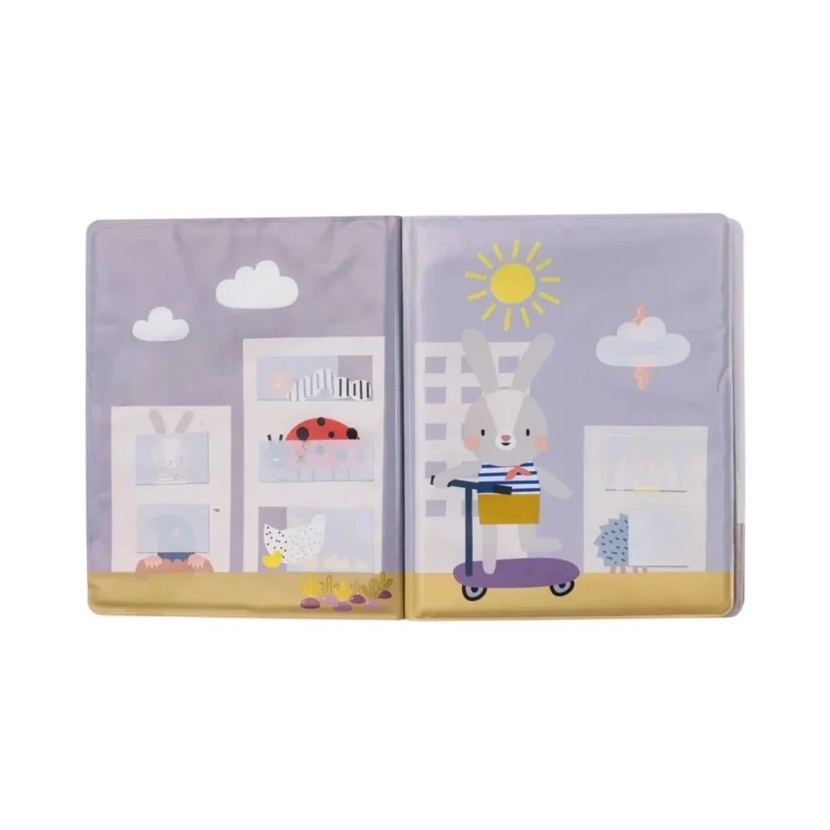 Taf Toys Peek-A-Boo Water Book with Magic Stamp - Edie And I