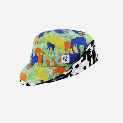 The Adventurer: Ele - folk  Children's Hat With Chin Strap - Edie And I