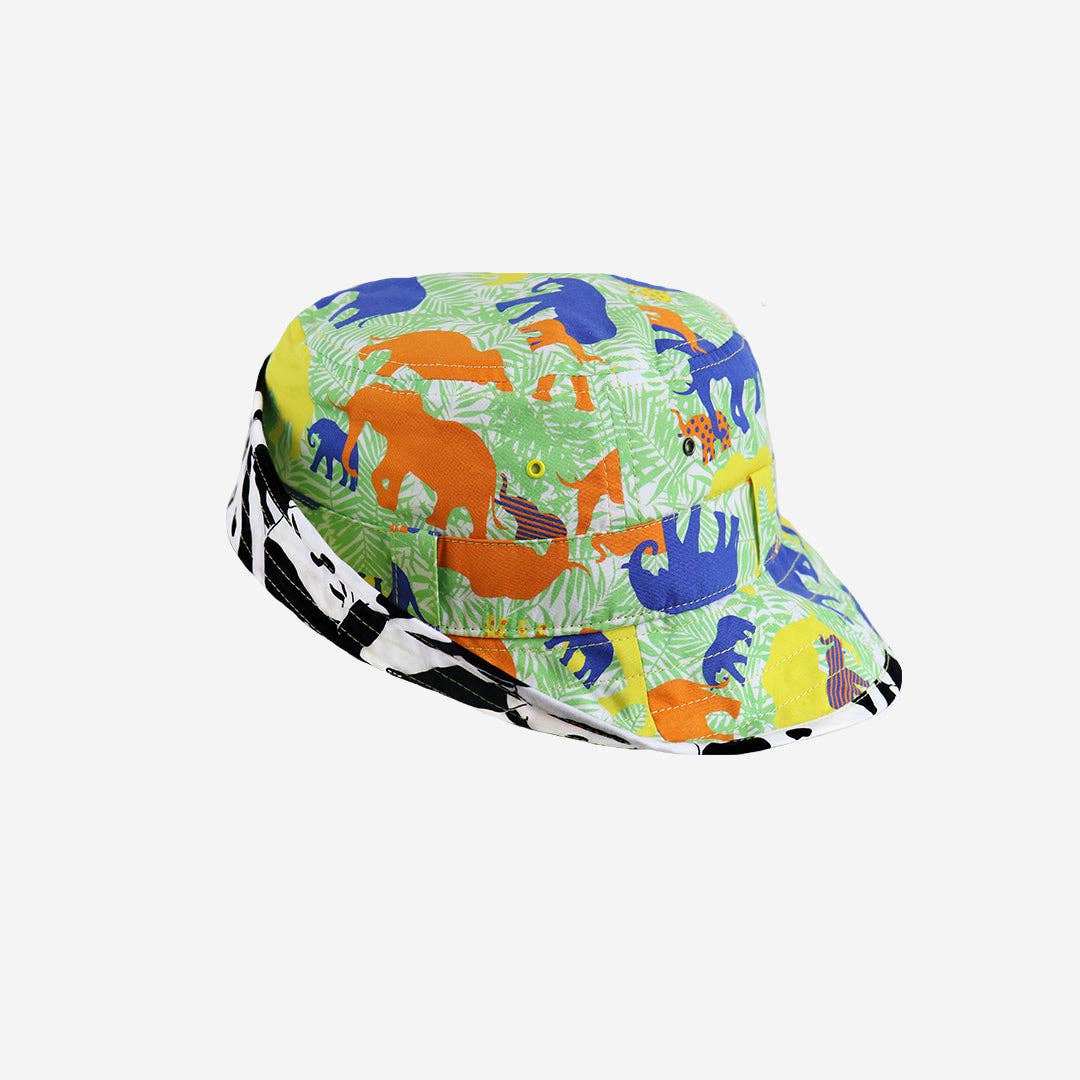 The Adventurer: Ele - folk  Children's Hat With Chin Strap - Edie And I