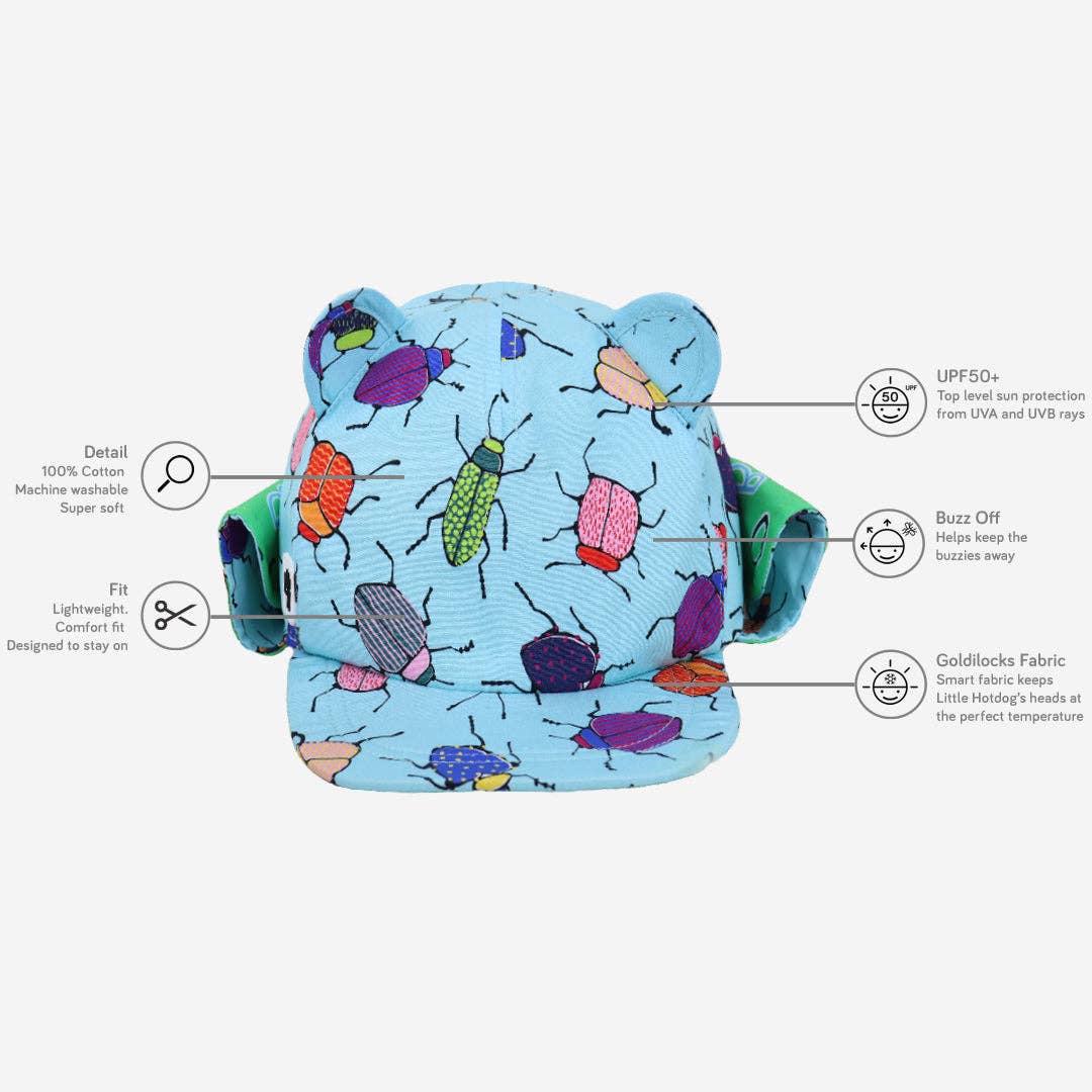 The Cub: BUGS Kids Hat with Neck Flap - Edie And I