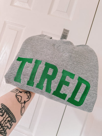 Tired embroidered sweatshirt - Edie And I