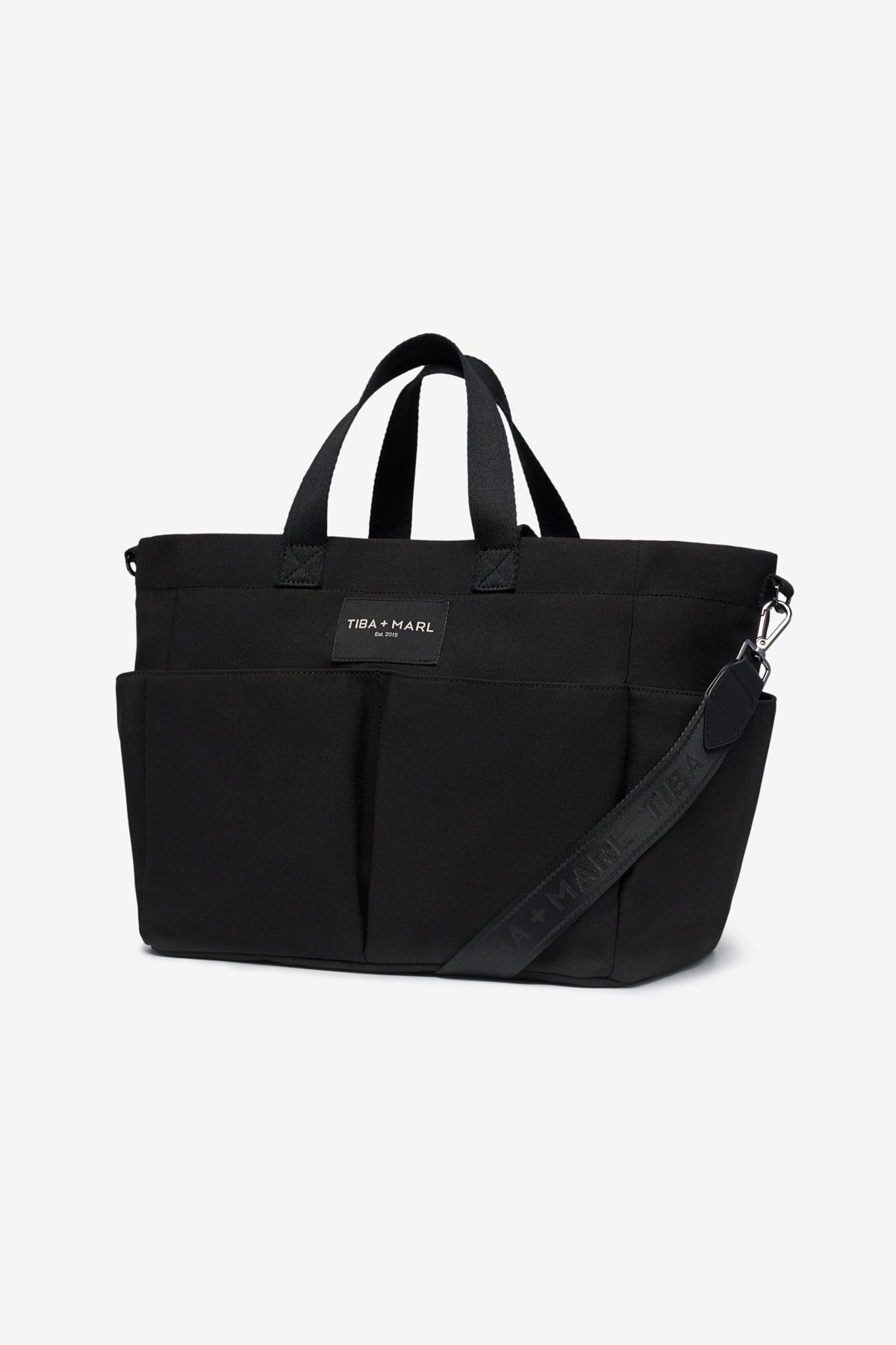 T+M Canvas Pocket Tote Black - Edie And I