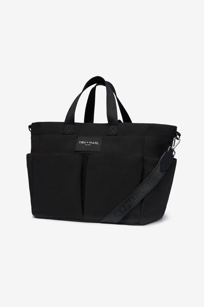 T+M Canvas Pocket Tote Black - Edie And I