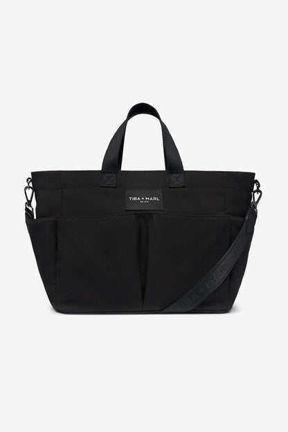 T+M Canvas Pocket Tote Black - Edie And I