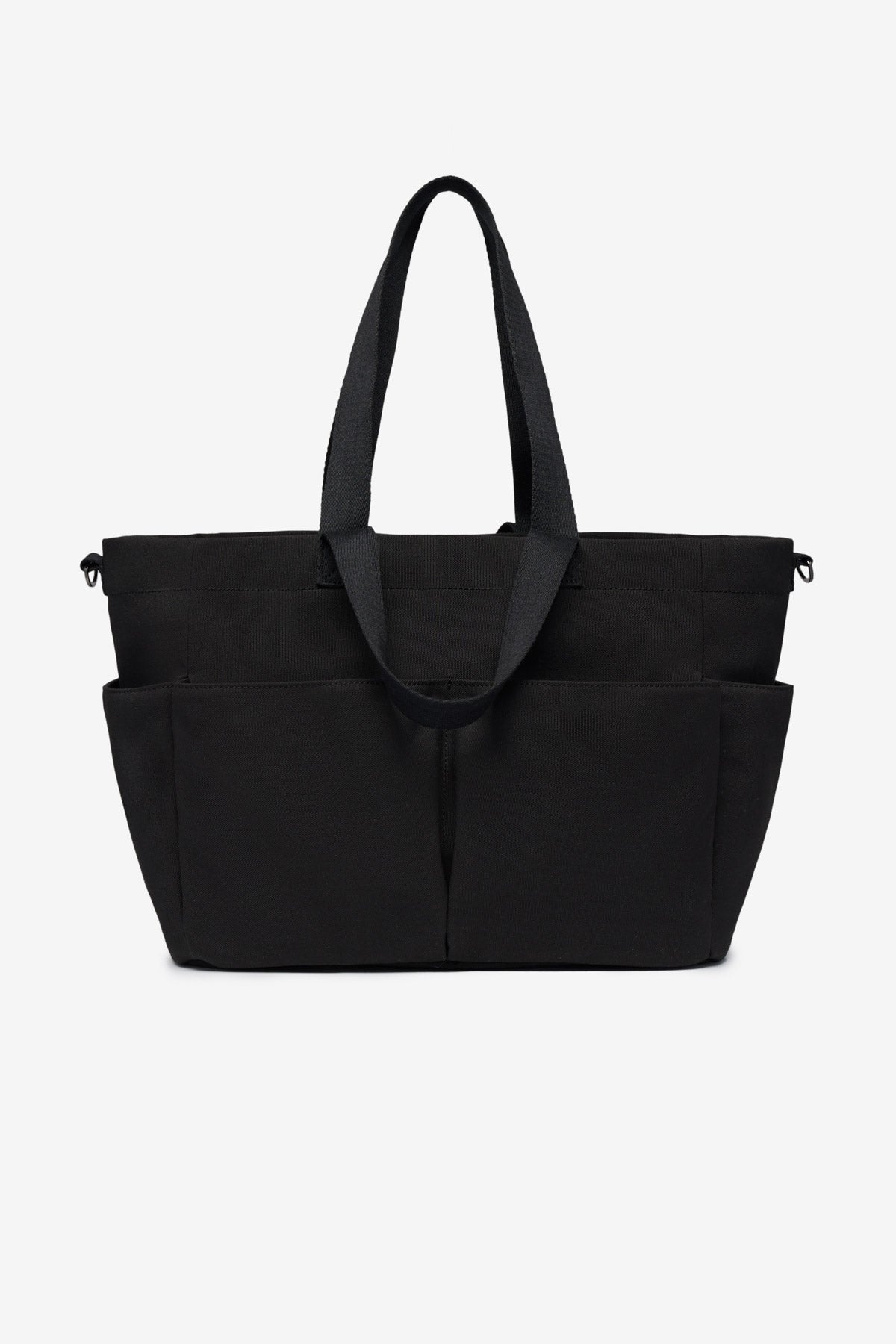 T+M Canvas Pocket Tote Black - Edie And I