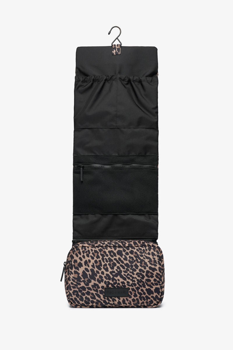 T+M Travel Roll Up Hanging Organiser Leopard Print - Edie And I