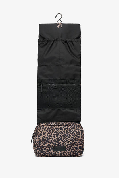 T+M Travel Roll Up Hanging Organiser Leopard Print - Edie And I