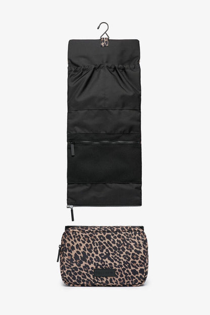 T+M Travel Roll Up Hanging Organiser Leopard Print - Edie And I