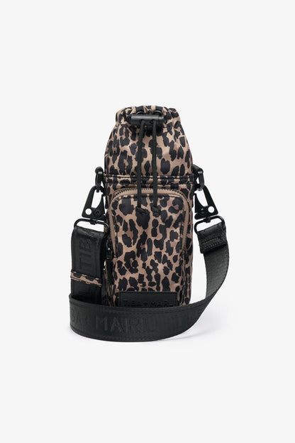 T+M Travel X - Body Insulated Bottle Bag Leopard Print - Edie And I