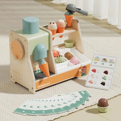 Topbright Wooden Ice Cream Machine Play Set - Edie And I