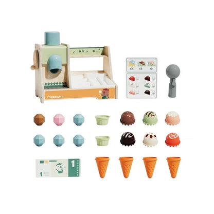Topbright Wooden Ice Cream Machine Play Set - Edie And I