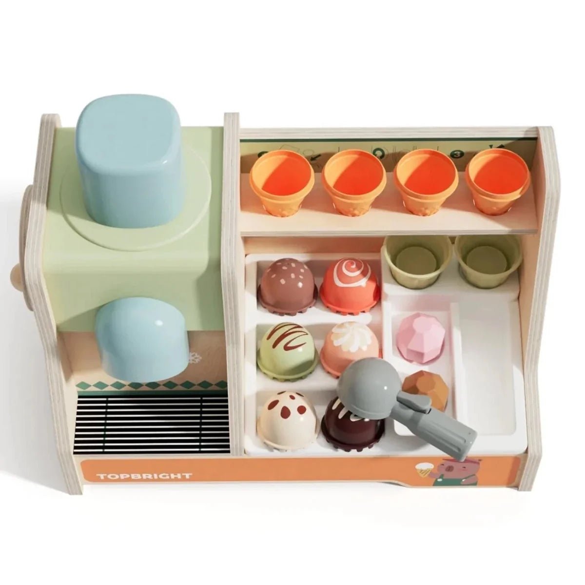 Topbright Wooden Ice Cream Machine Play Set - Edie And I