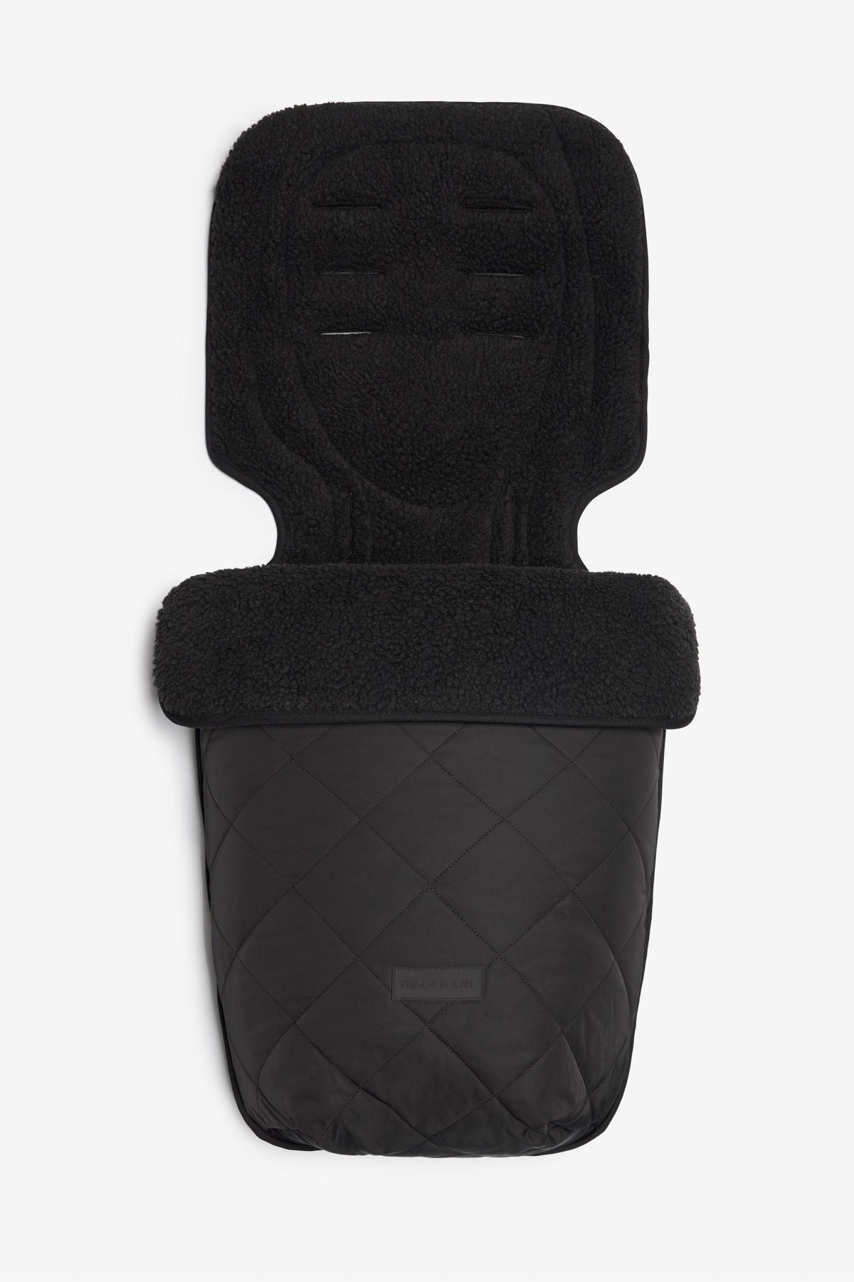 Universal Buggy Footmuff Black Quilted - Edie And I