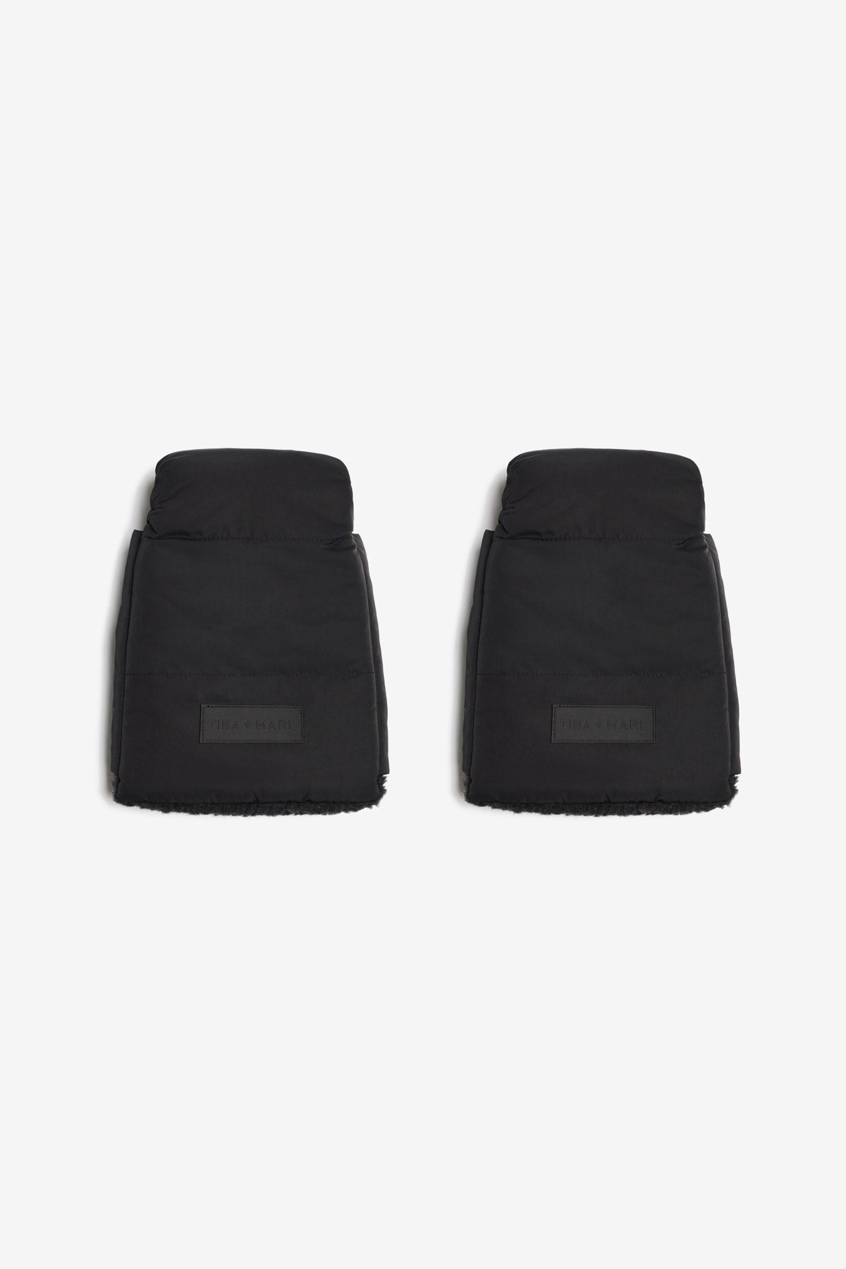 Universal Buggy Handmitts Black Quilted - Edie And I