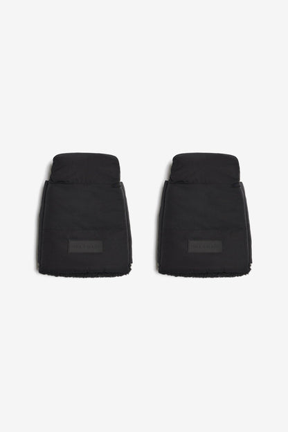Universal Buggy Handmitts Black Quilted - Edie And I