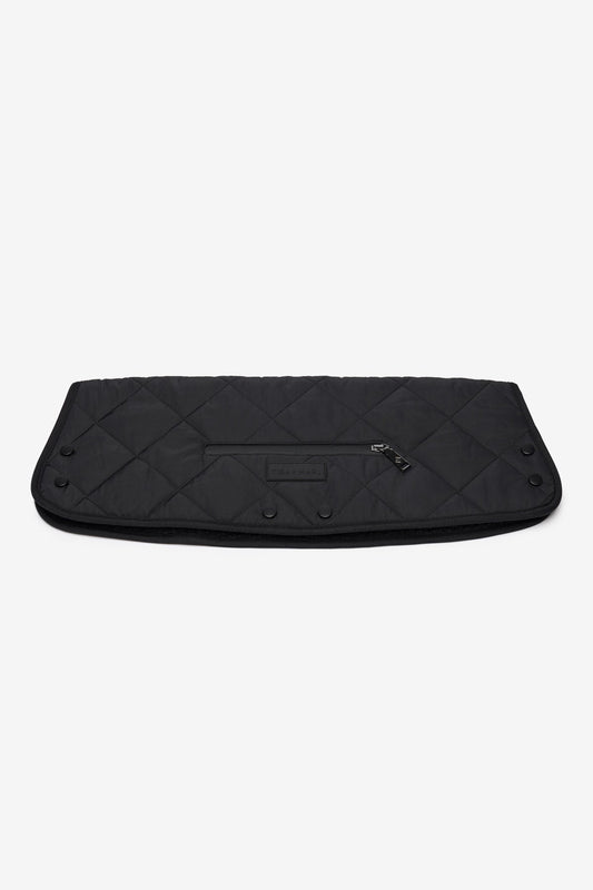 Universal Buggy Handmuff Black Quilted - Edie And I