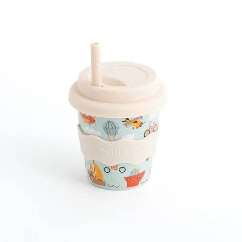Vehicles Babychino Cup 4oz (Straws Sold Separately) - Edie And I