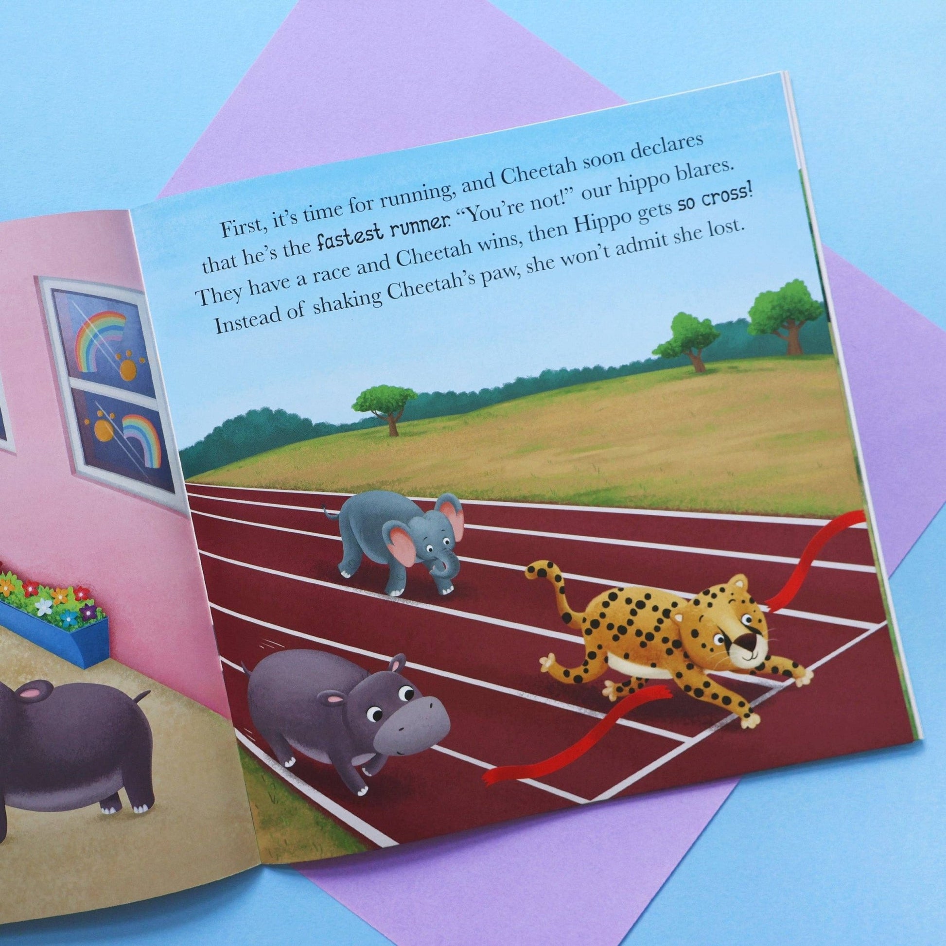 When Hippo Gets Angry - Me And My Feelings Children's Paperback Book - Edie And I