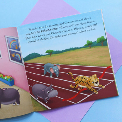 When Hippo Gets Angry - Me And My Feelings Children's Paperback Book - Edie And I