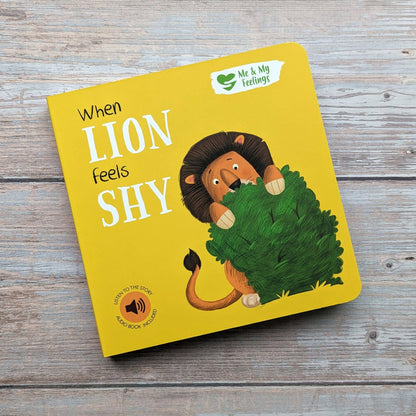When Lion Feels Shy - Me And My Feelings Children's Board Book - Edie And I