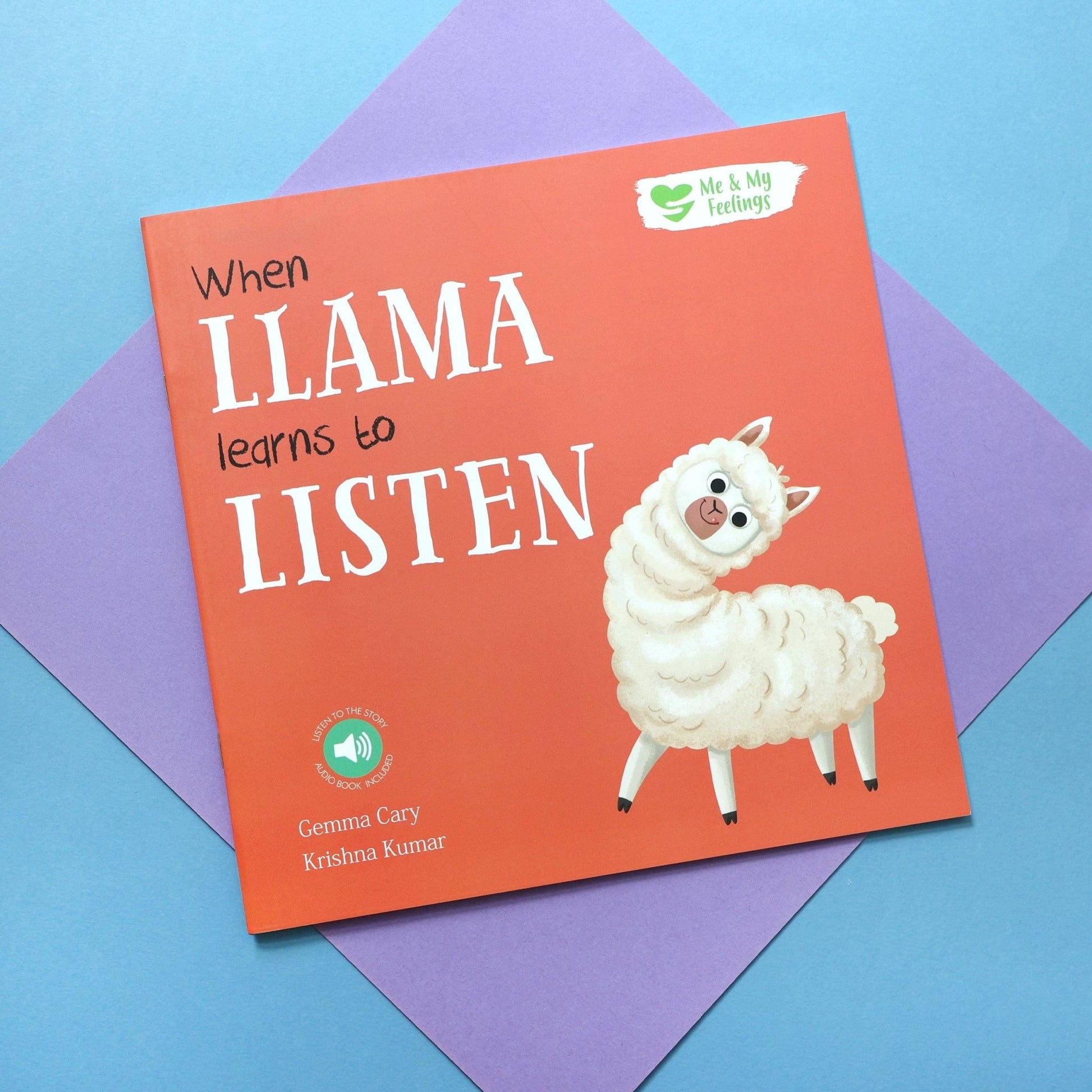 When Llama Learns to Listen - Me And My Feelings Children's Paperback Book - Edie And I