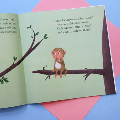 When Monkey Feels Sad - Me And My Feelings Children's Paperback Book - Edie And I