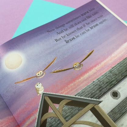 When Owl Feels Scared - Me And My Feelings Children's Paperback Book - Edie And I