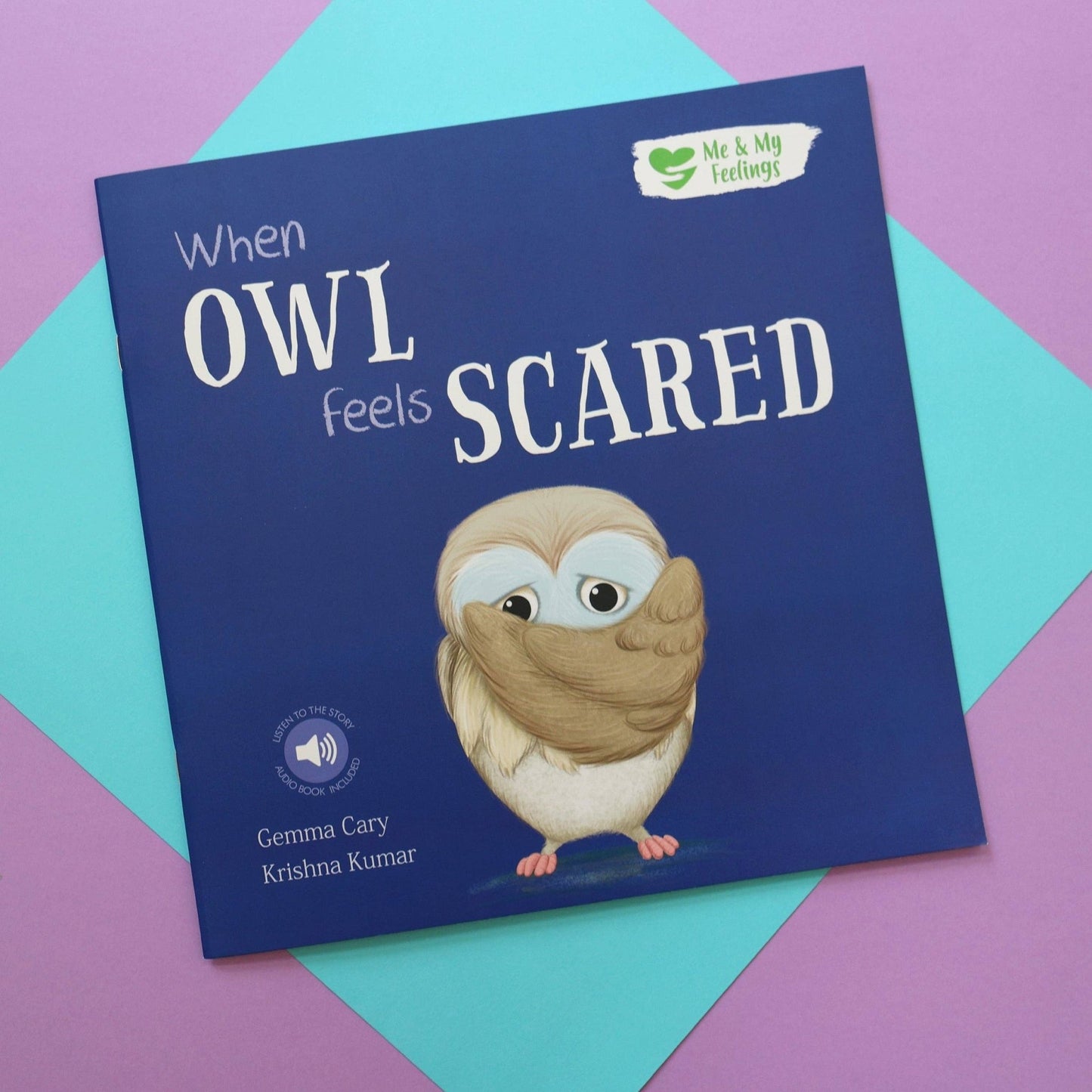 When Owl Feels Scared - Me And My Feelings Children's Paperback Book - Edie And I