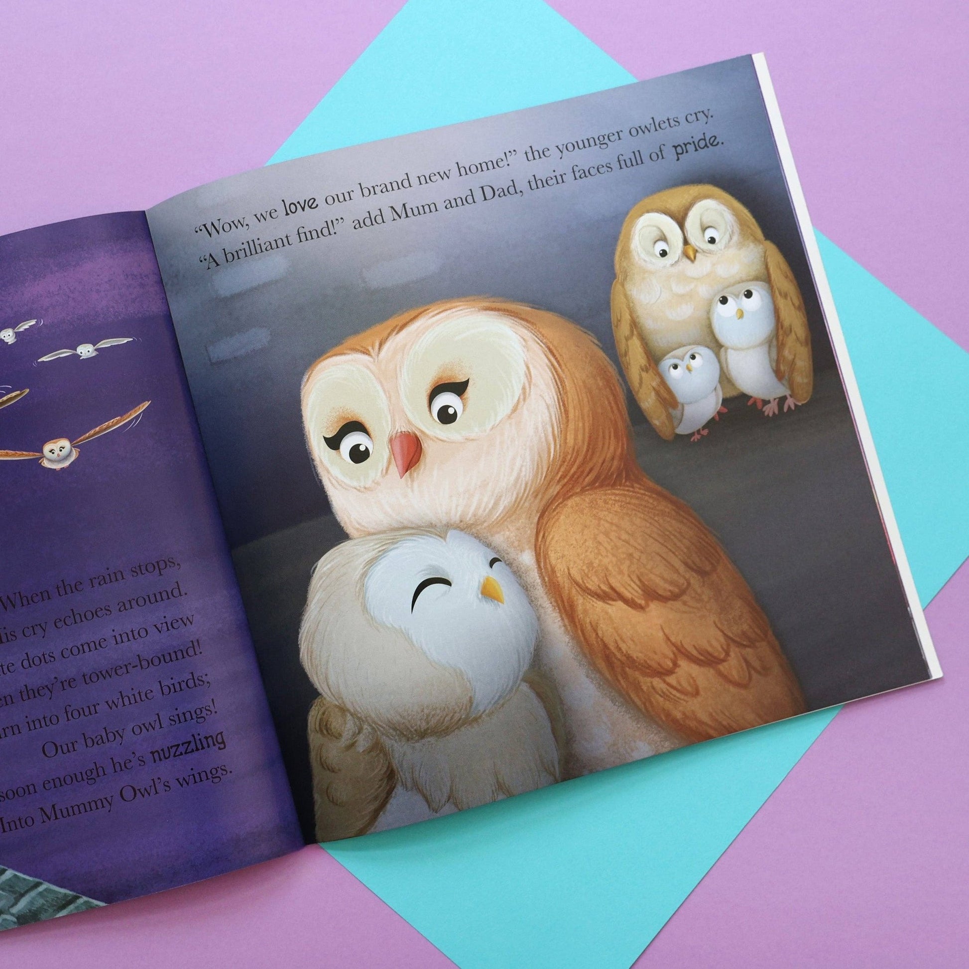 When Owl Feels Scared - Me And My Feelings Children's Paperback Book - Edie And I