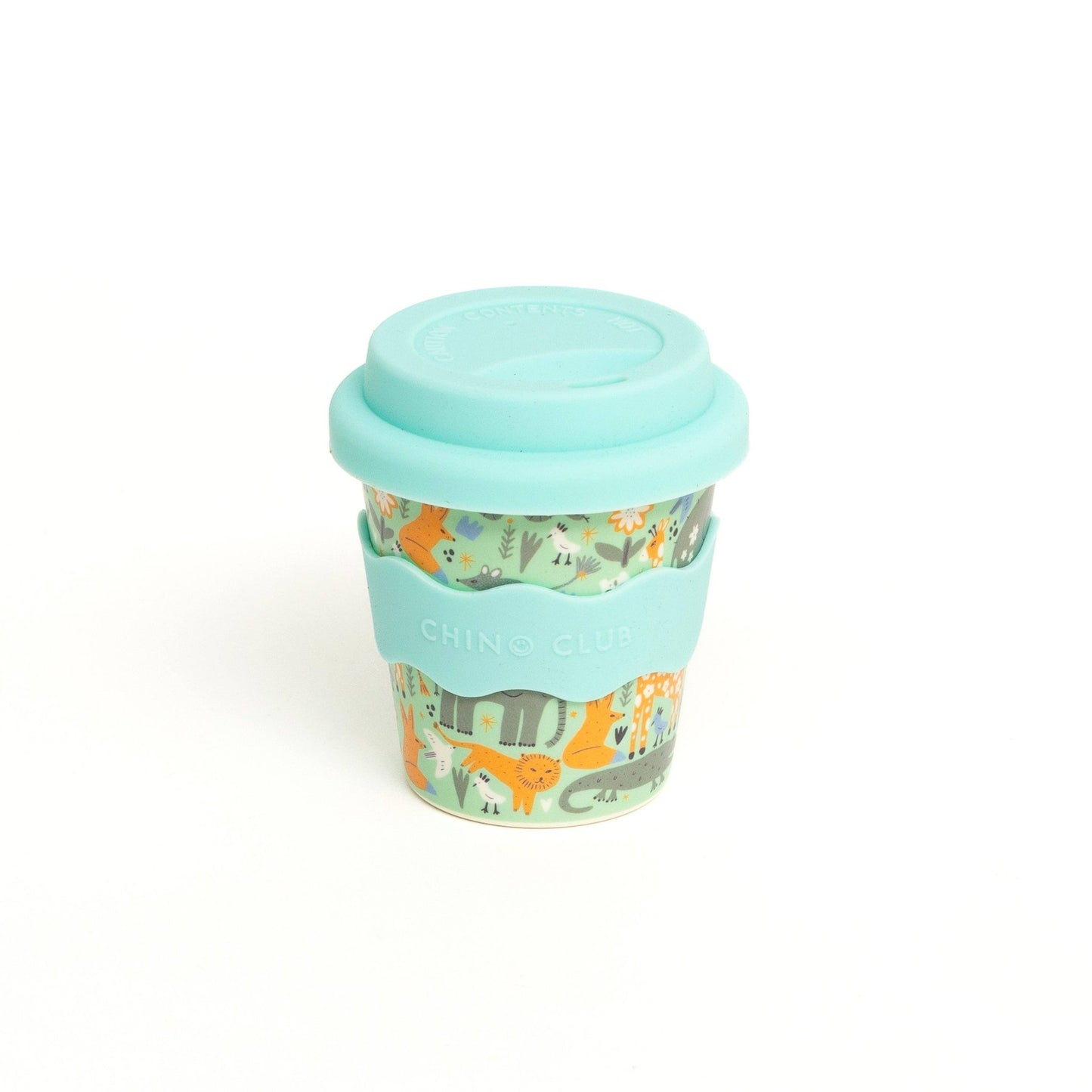 Wild Animal Babychino Cup 4oz (Straws Sold Separately) - Edie And I