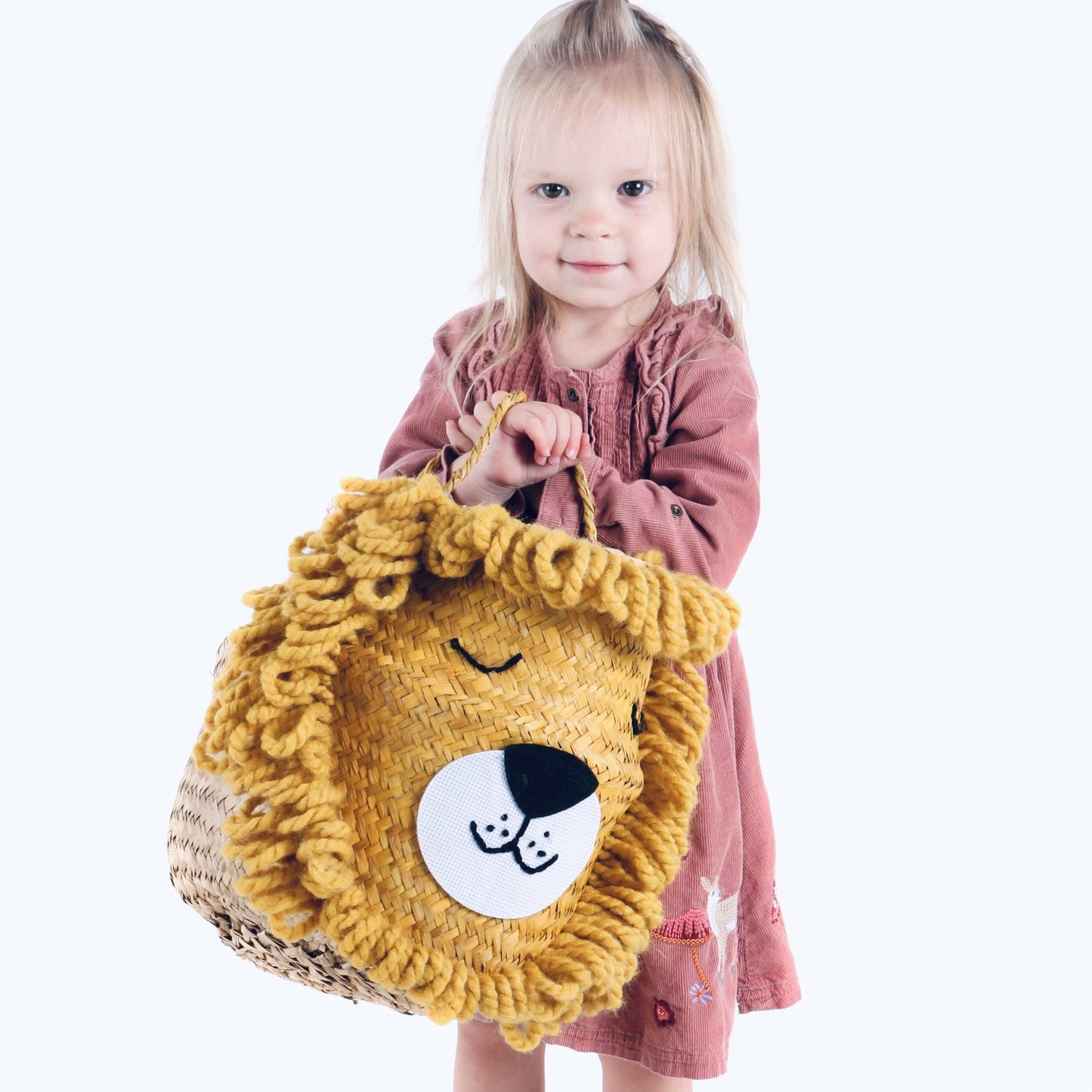 Yellow Lioness Basket - Large - Edie And I