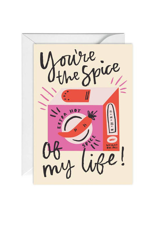 You're The Spice Of My Life, Valentines, Love, Greeting Card - Edie And I